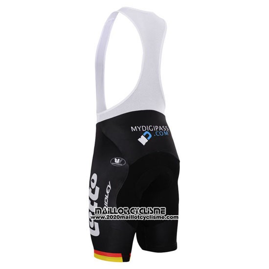 2015 Maillot Ciclismo Lotto Soudal Champion Allemagne Manches Courtes et Cuissard